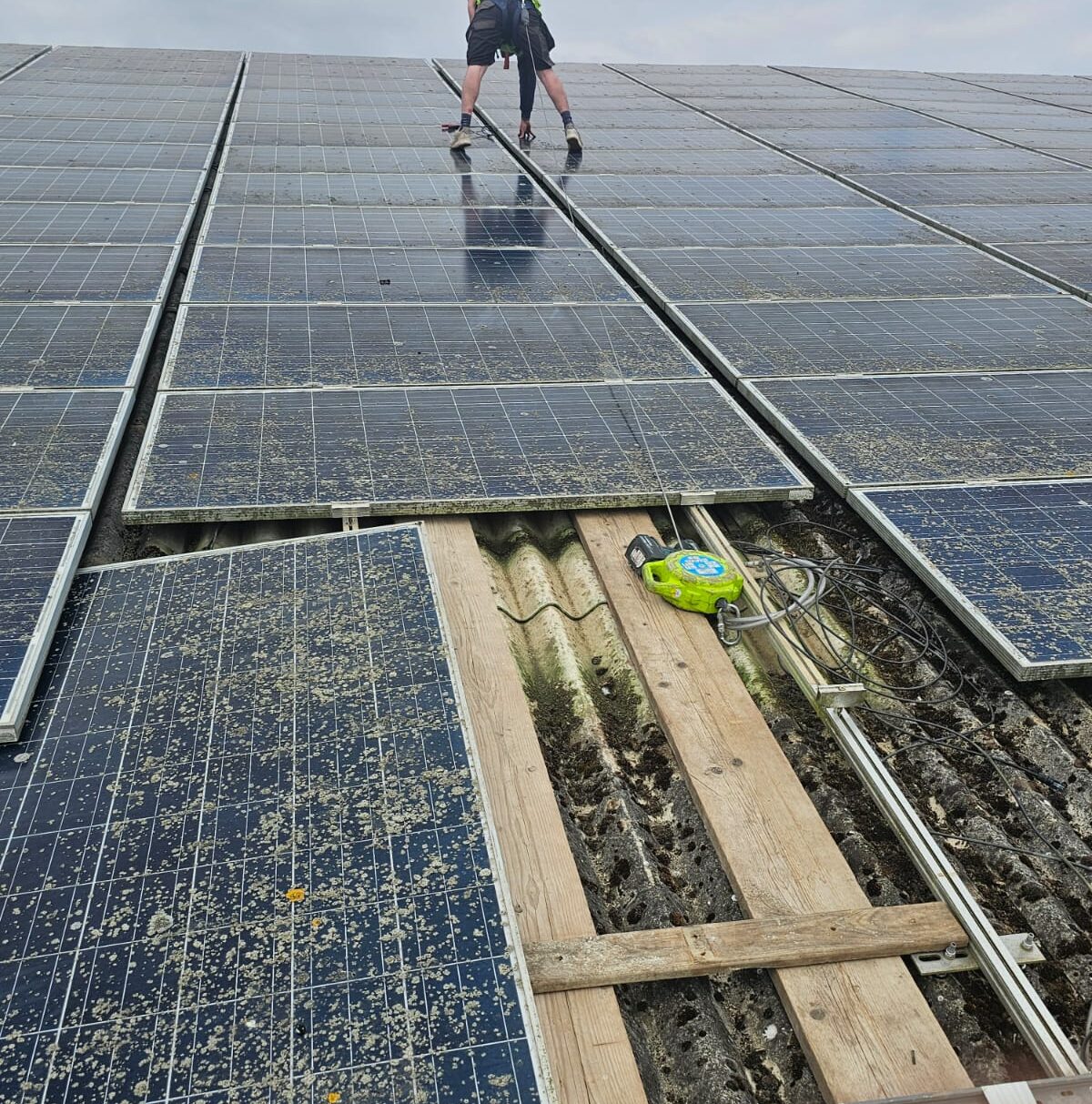 Solar PV Fire Safety Audit panels fitting SJG Electrical