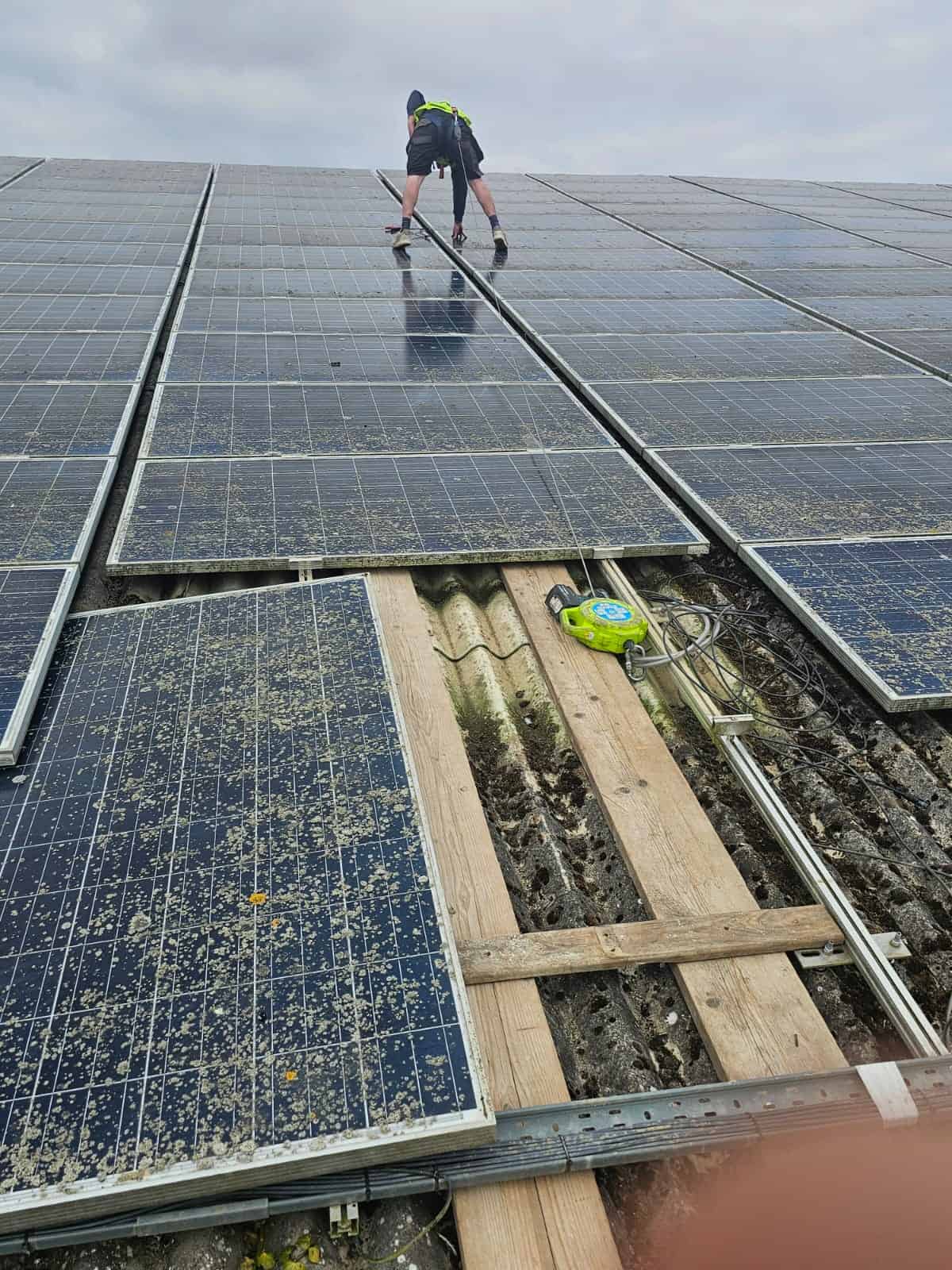 Solar PV Fire Safety Audit panels fitting SJG Electrical